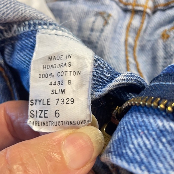 Y2K New legends blue jeans slim size 6 boys or girls - Picture 15 of 15
